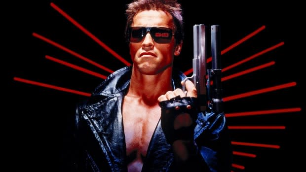 Arnold Schwarzenegger in "The Terminator"<p>Orion Pictures</p>