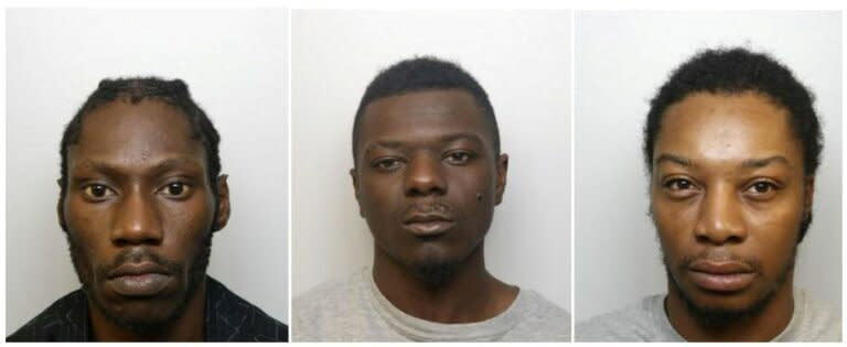 28-year-old Rico Corbin, Tyan Finlayson, also 28, and 25-year-old Jerome Lewis, will be sentenced on 5 July along with a 17-year-old who cannot be named (swns)