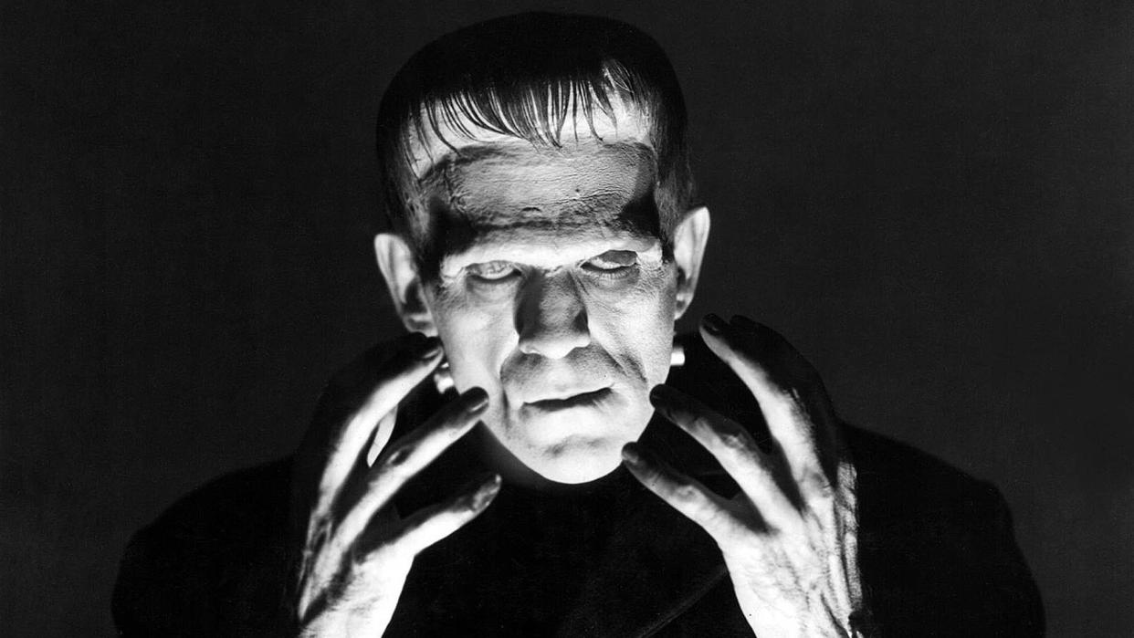  Guillermo del Toro/Boris Karloff as Frankenstein's monster in Frankenstein (1931) 