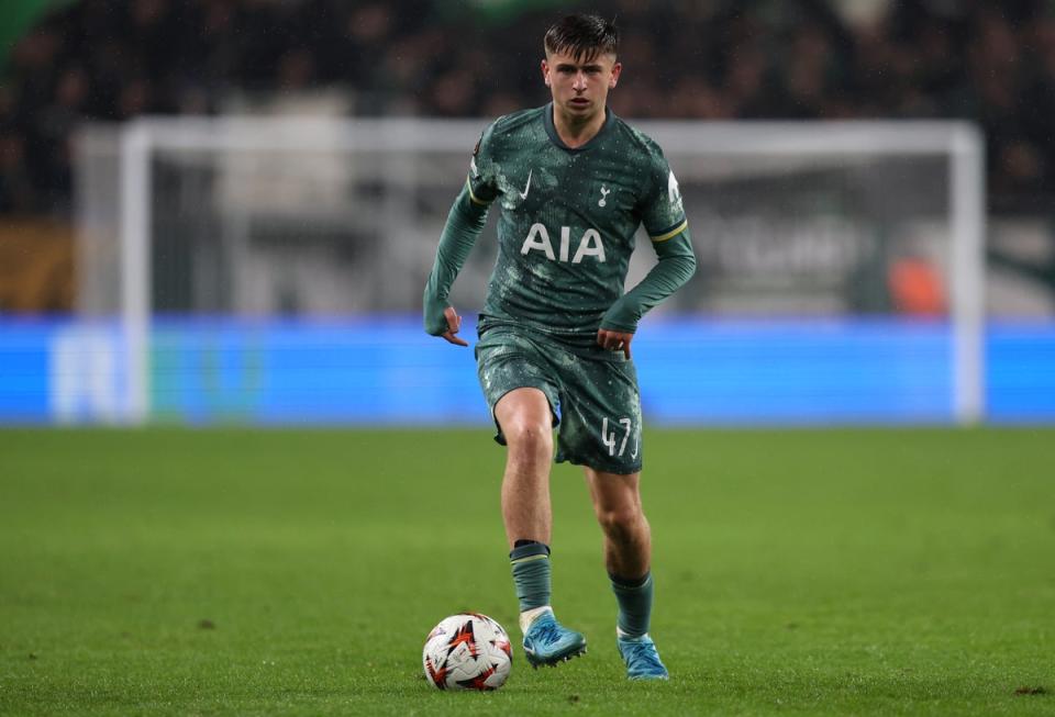 Mikey Moore says he’s ready to take his chance in Tottenham’s senior side (Getty Images)