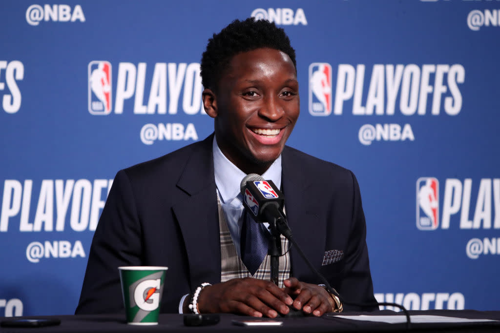 Pacers star Victor Oladipo will bring a smile to your face. (Getty Images)