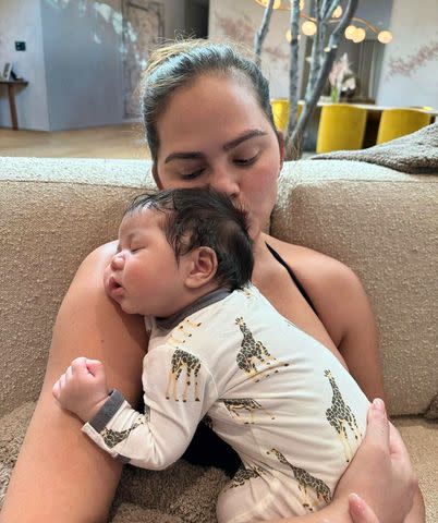 <p>Chrissy Teigen/Instagram</p> Chrissy Teigen and Wren Stephens