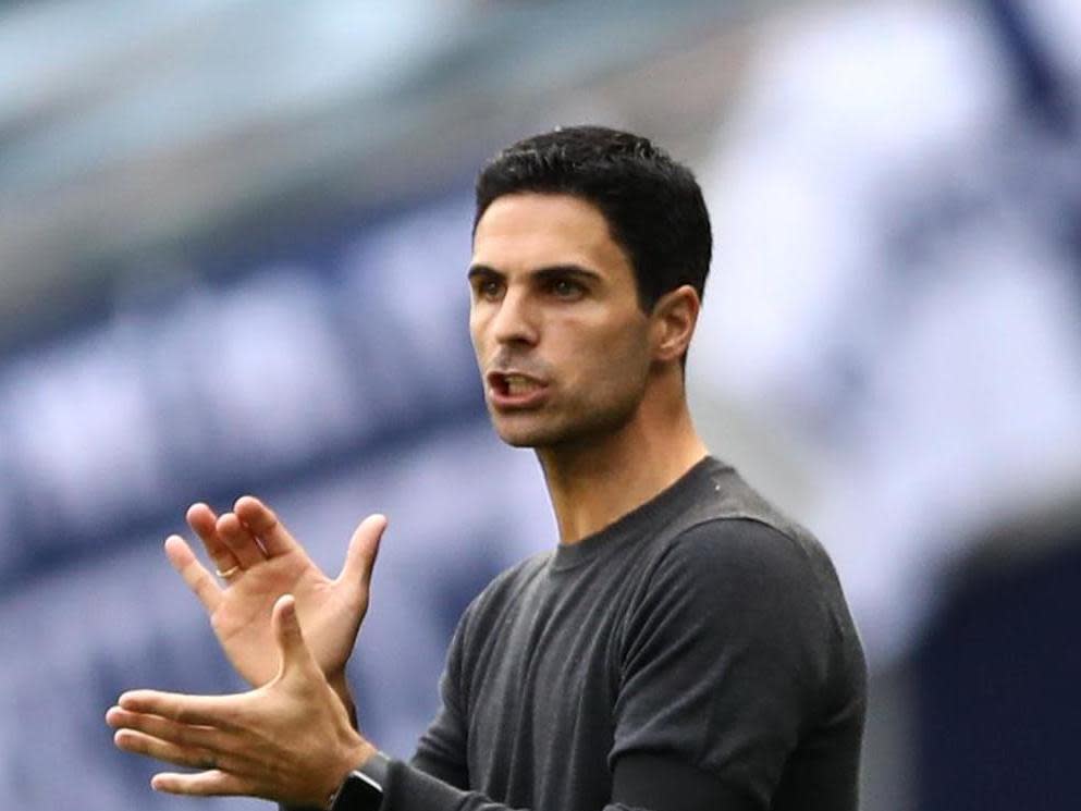 Mikel Arteta admits there is a big concern over funds available at Arsenal: Getty Images