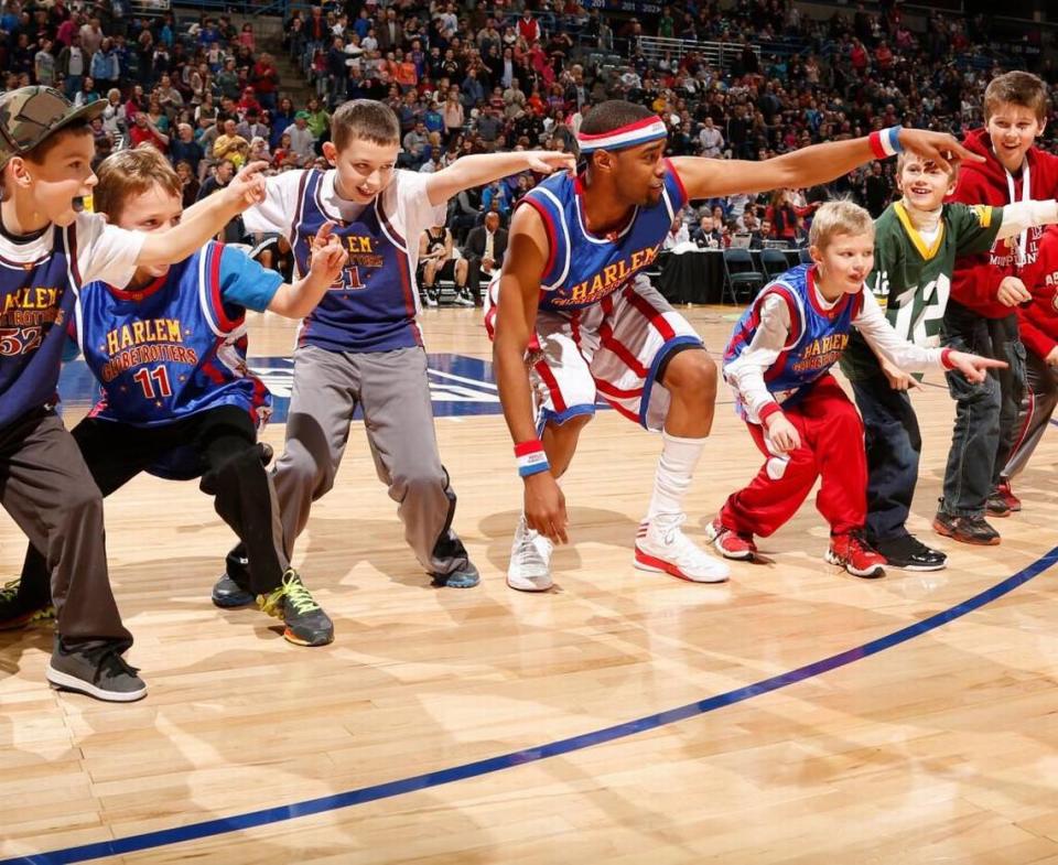 Cheese Chisholm and the Harlem Globetrotters entertain fans of all ages around the world. The Globetrotters will come to the T-Mobile Center on April 6.