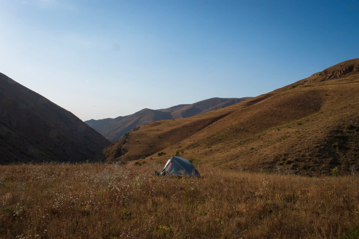 ‘I camped alone in bear country, just outside Gnishik in Vayots Dzor, Armenia’  (Anna Richards)