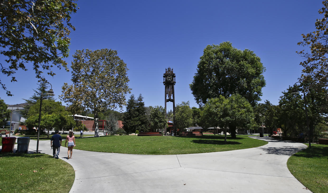 The campus of Palomar College in San Marcos, Calif., in 2014. (Lenny Ignelzi / AP file)