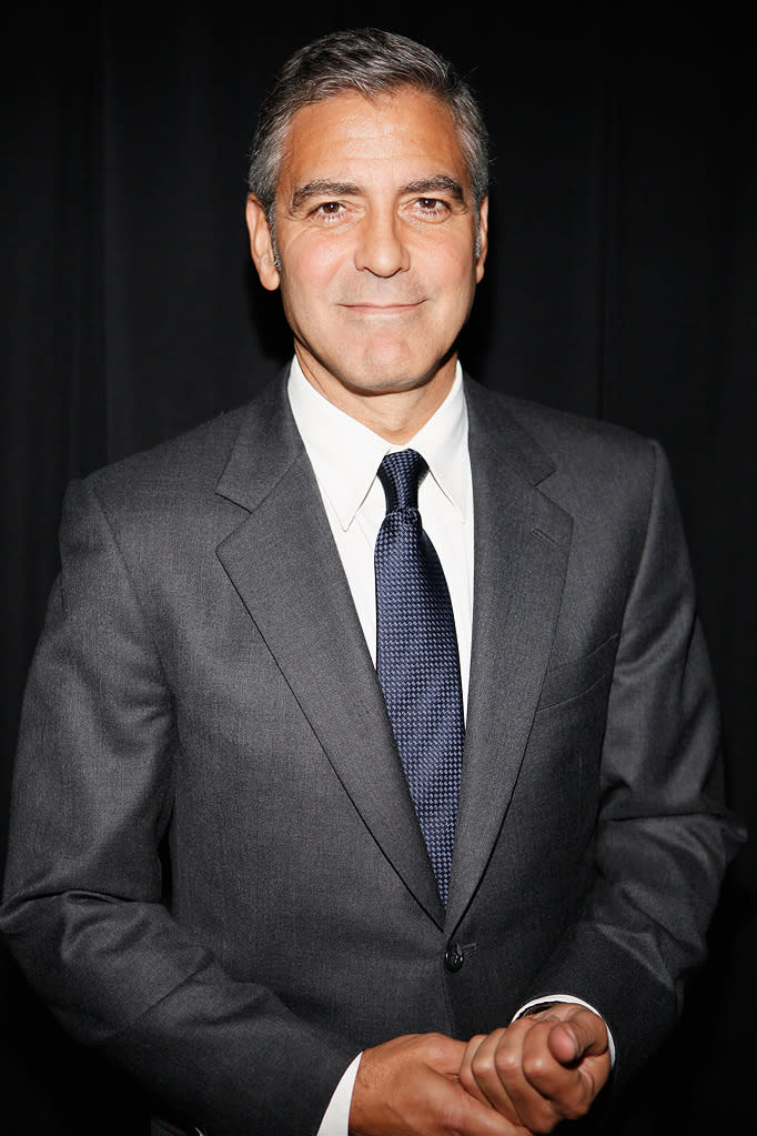 <a href="http://movies.yahoo.com/movie/contributor/1800019715" data-ylk="slk:George Clooney;elm:context_link;itc:0;sec:content-canvas" class="link ">George Clooney</a> at the New York Film Festival premiere of <a href="http://movies.yahoo.com/movie/1810212933/info" data-ylk="slk:The Descendants;elm:context_link;itc:0;sec:content-canvas" class="link ">The Descendants</a> on October 16, 2011.