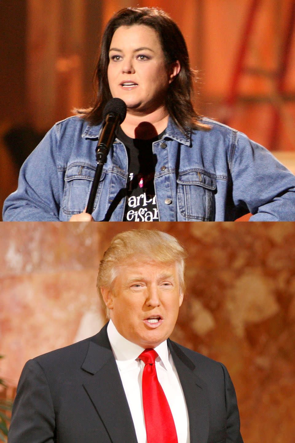 2006: Rosie O'Donnell vs. Donald Trump