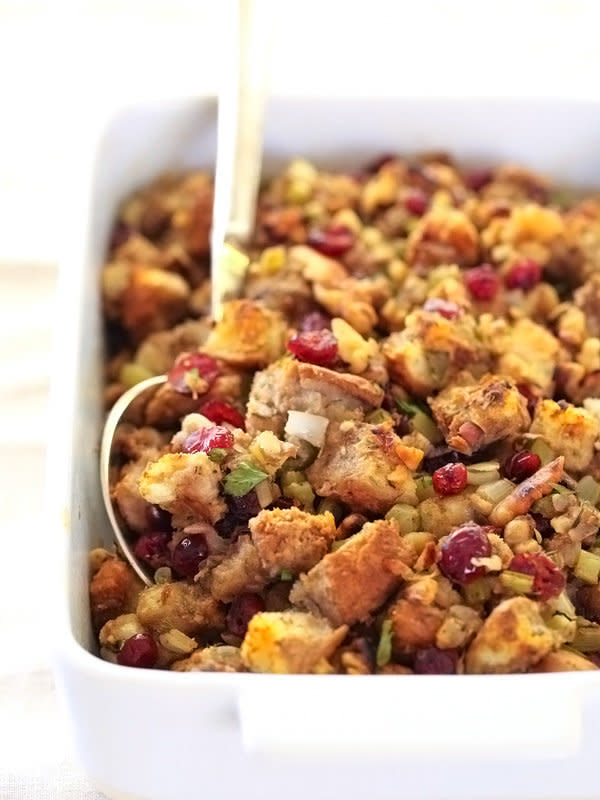 <strong>Get the <a href="http://www.foodiecrush.com/cranberry-and-walnut-stuffing/" target="_blank">Cranberry And Walnut Stuffing recipe</a> from Foodie Crush</strong>