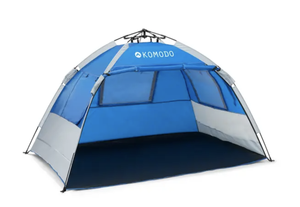 UV50 Pop Up Beach Shelter, $79.99. 