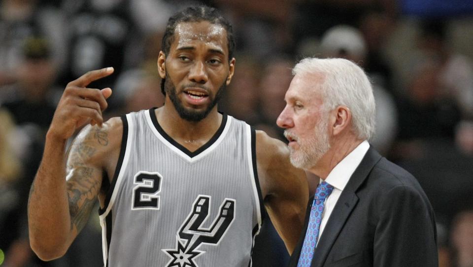 After fears that he would miss the season, Kawhi Leonard may return to the Spurs lineup in time to face the streaking Pelicans. (Getty)