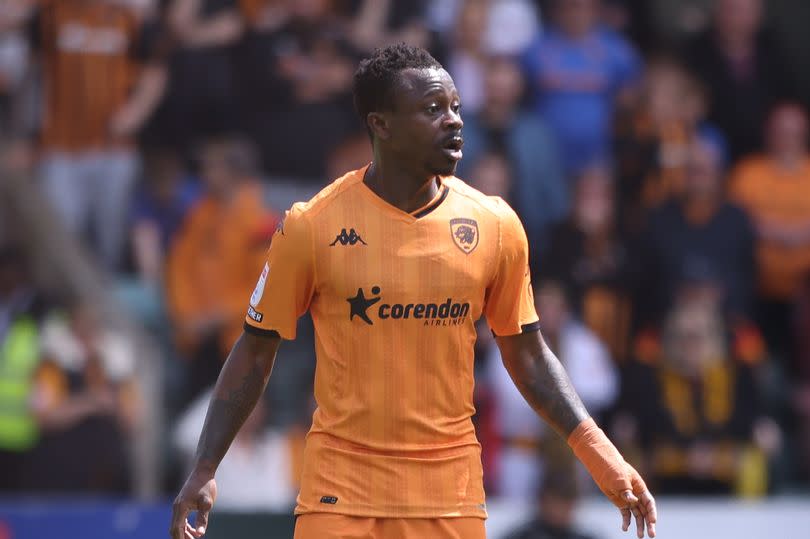 Jean Michaël Seri in action for Hull City -Credit:Benjamin Gilbert/Focus Images Ltd