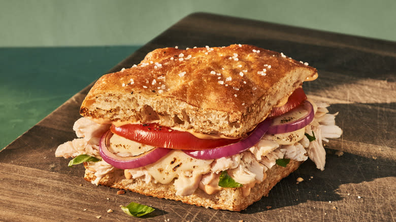 Panera's Toasted Frontega Chicken sandwich