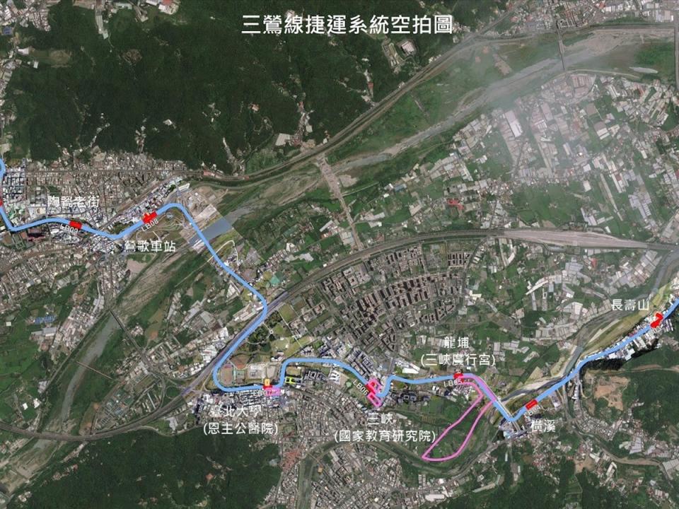 捷運三鶯線預計明年完工通車。（圖：新北市政府捷運工程處）