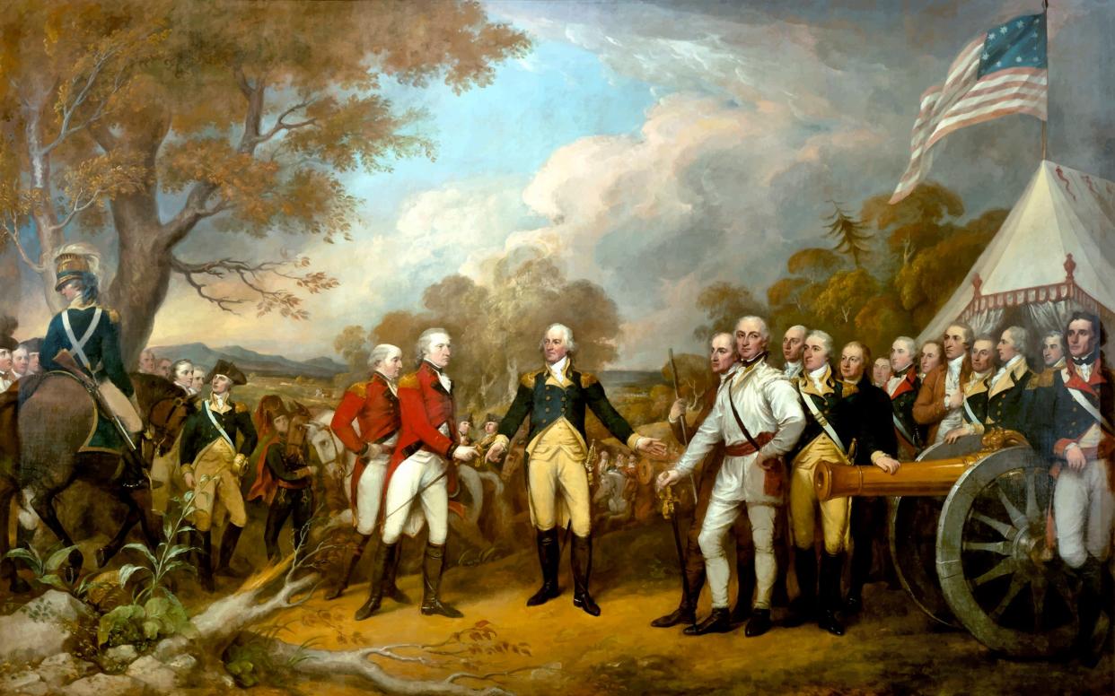 Flawed strategy: Surrender of General Burgoyne by John Trumbull (1821) - John Parrot/Stocktrek Images