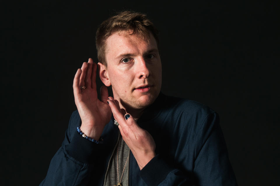 EDINBURGH, SCOTLAND - AUGUST 16:  Joe Lycett attends a photocall during the Edinburgh International Book Festival on August 16, 2017 in Edinburgh, Scotland.  (Photo by Simone Padovani/Awakening/Getty Images)