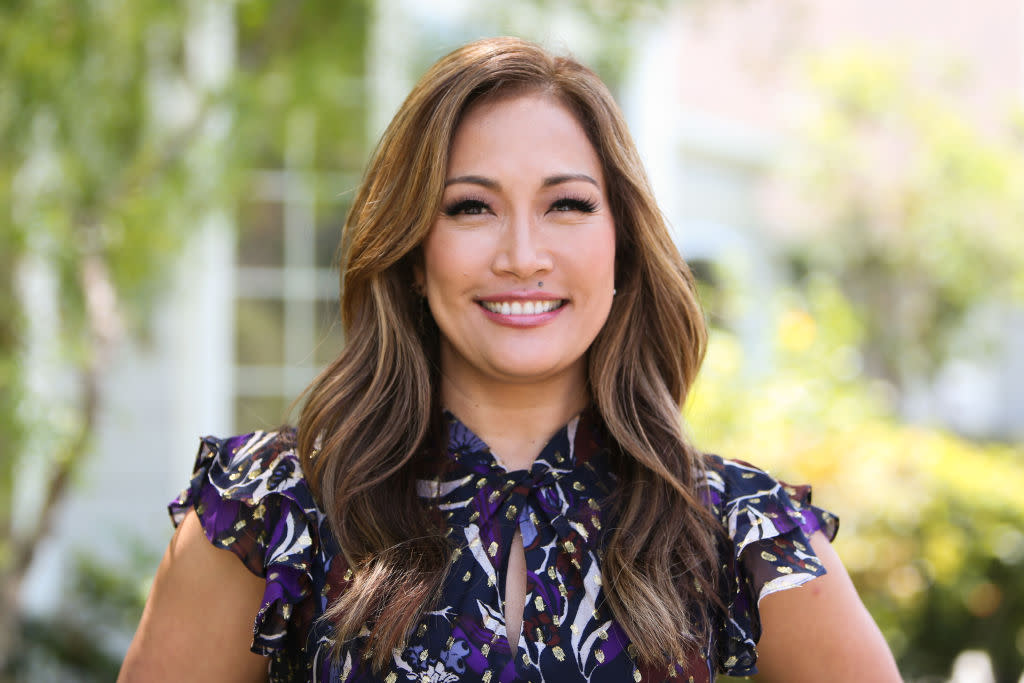 Carrie Ann Inaba visits Hallmark's "Home & Family" at Universal Studios Hollywood on May 3 in Universal City, California. (Photo: Paul Archuleta/Getty Images)