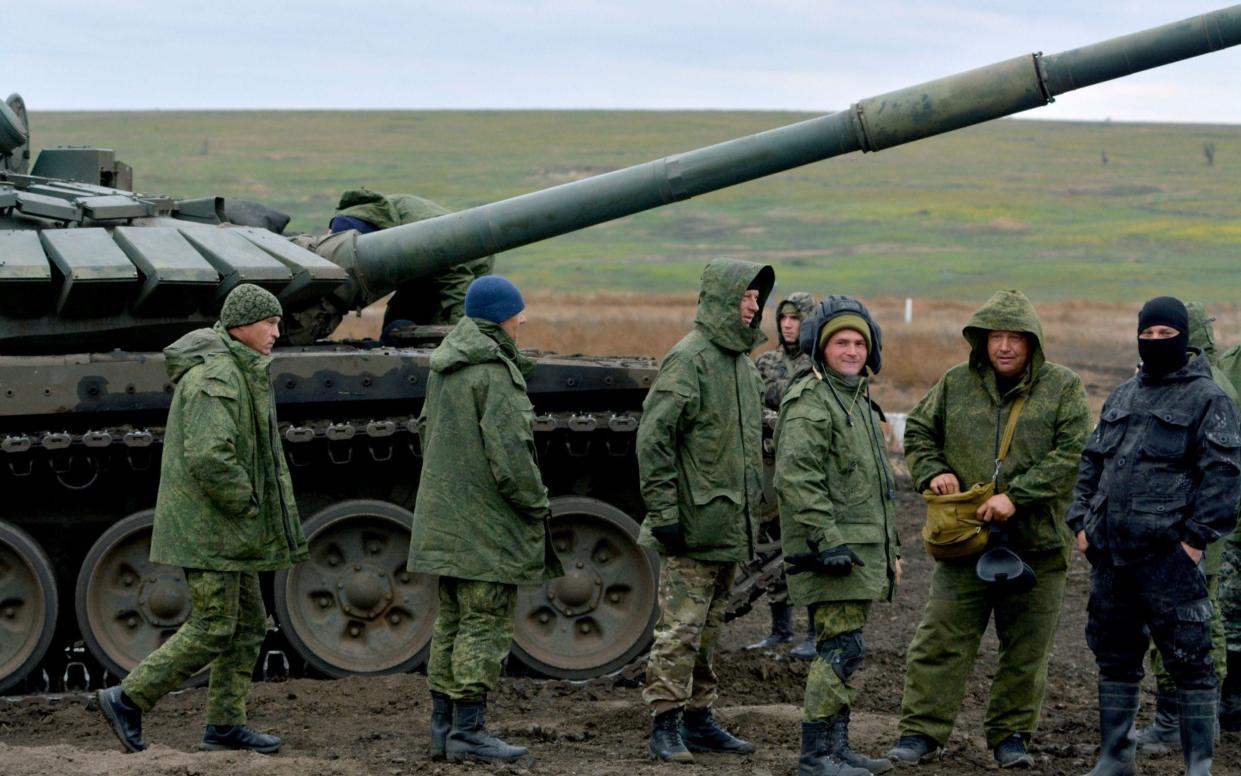  Russian conscripts attend military training - ARKADY BUDNITSKY/EPA-EFE/Shutterstock