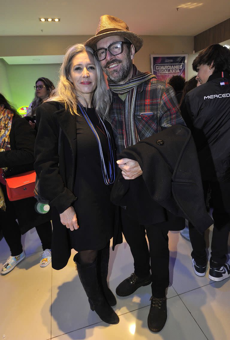 Kevin Johansen junto a María Laura "Lala" Franco