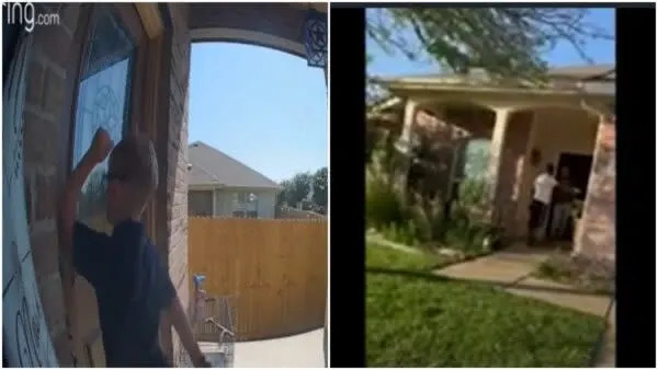 Ring camera captures 9-year-old at a Black family’s home. Wife captures her husband confronting the boy’s father. (Ring Camera/Nash Cellphone Footage)