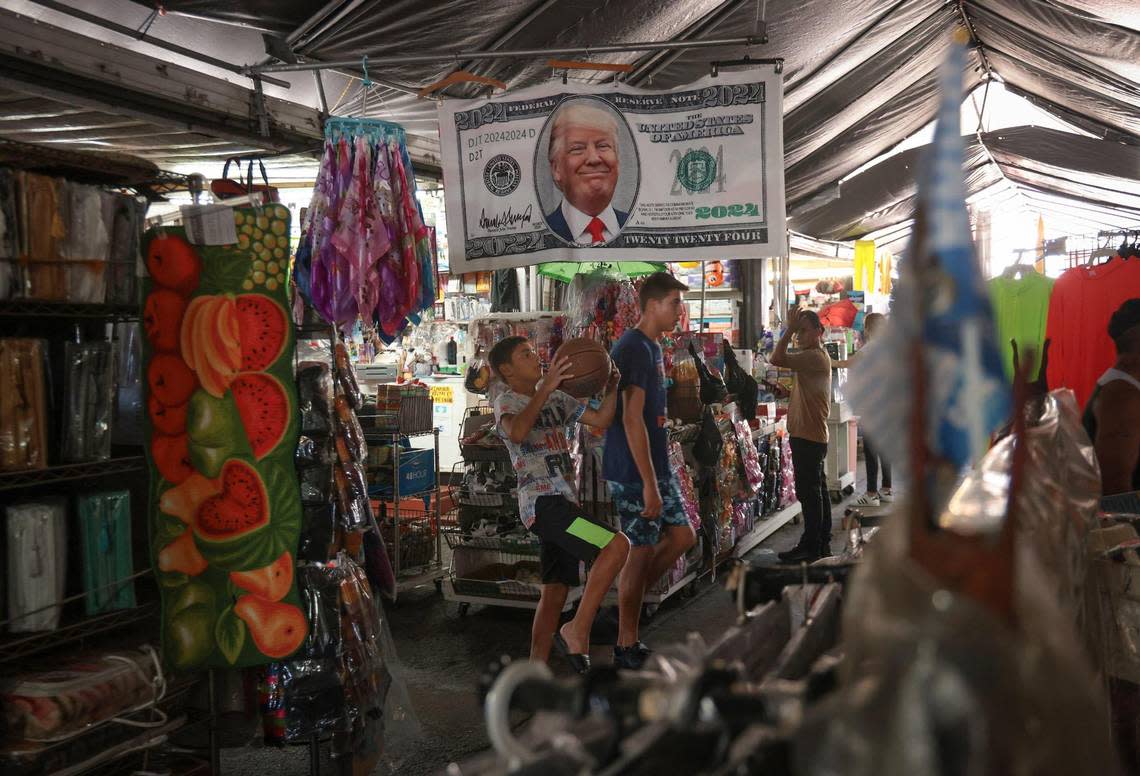 Opa-locka Hialeah Flea Market offers necessities and oddities to shoppers while they walk past booths containing a variety of products inside the open-air market. After nearly four decades in operation, the Opa-locka Hialeah Flea Market is slated to close its doors in September, leaving behind a colorful history marked by fierce business wars, political corruption and even ties to the mob.