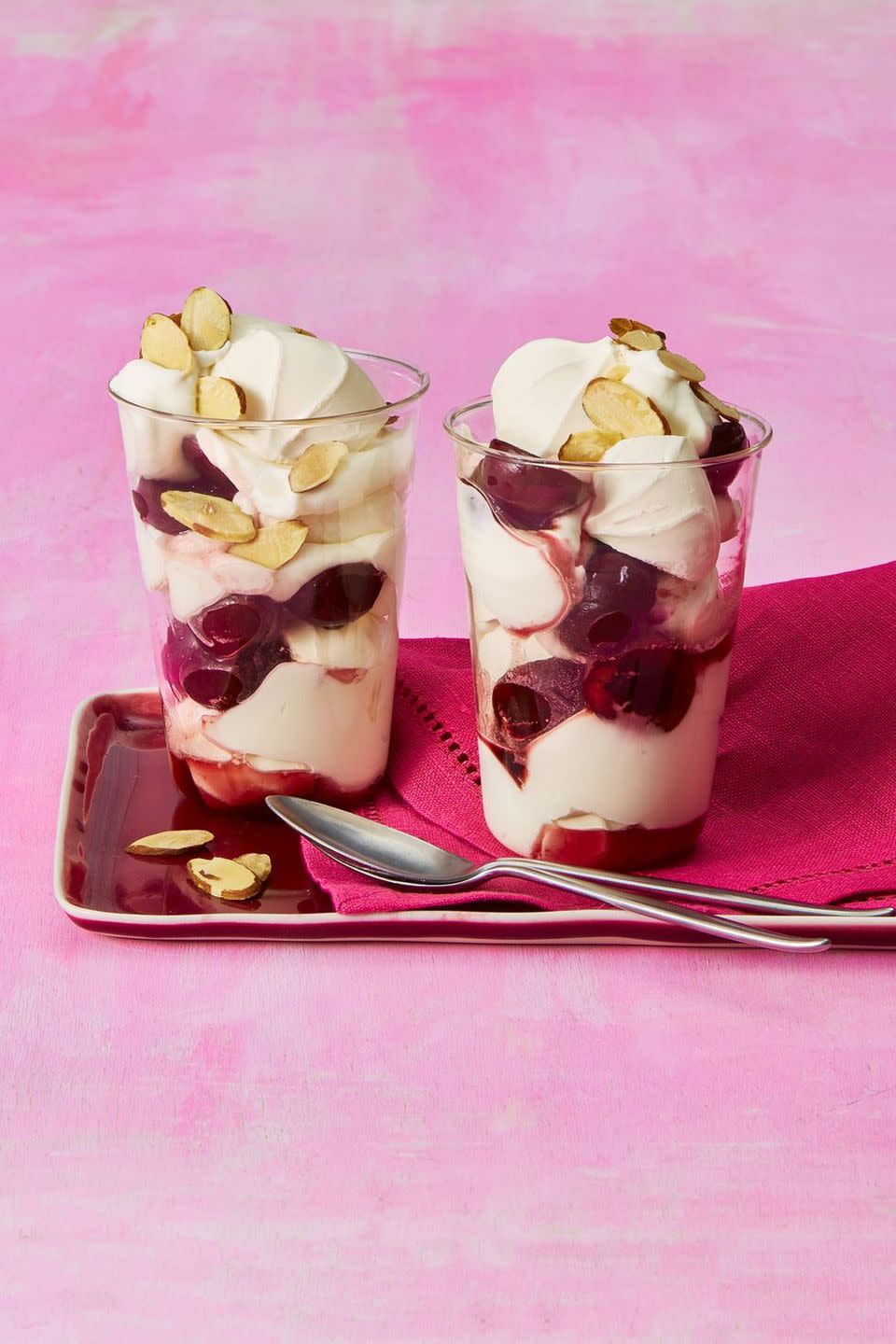 Cherries Jubilee Fool Trifles