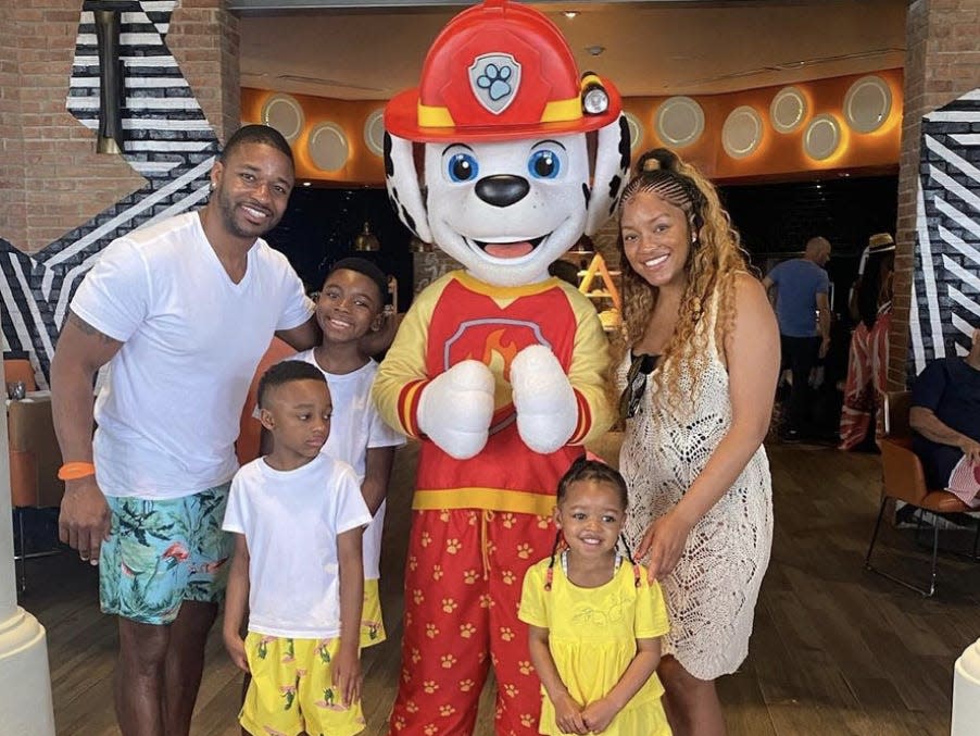 Drew Sidora and family