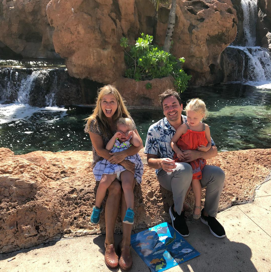 <p>“When you stayed at the aquarium a liiiittle too long. #FamilyVacation,” the <em>Tonight Show</em> host captioned this shot of his wife, Nancy, and kids, Winnie and Frances. It looks like the little ones may be having a mini meltdown, but don’t worry, Jimmy, we’ve all been there. (Photo: <a rel="nofollow noopener" href="https://www.instagram.com/p/BaZZXCYAYVu/?taken-by=jimmyfallon" target="_blank" data-ylk="slk:Jimmy Fallon via Instagram;elm:context_link;itc:0;sec:content-canvas" class="link ">Jimmy Fallon via Instagram</a>) </p>