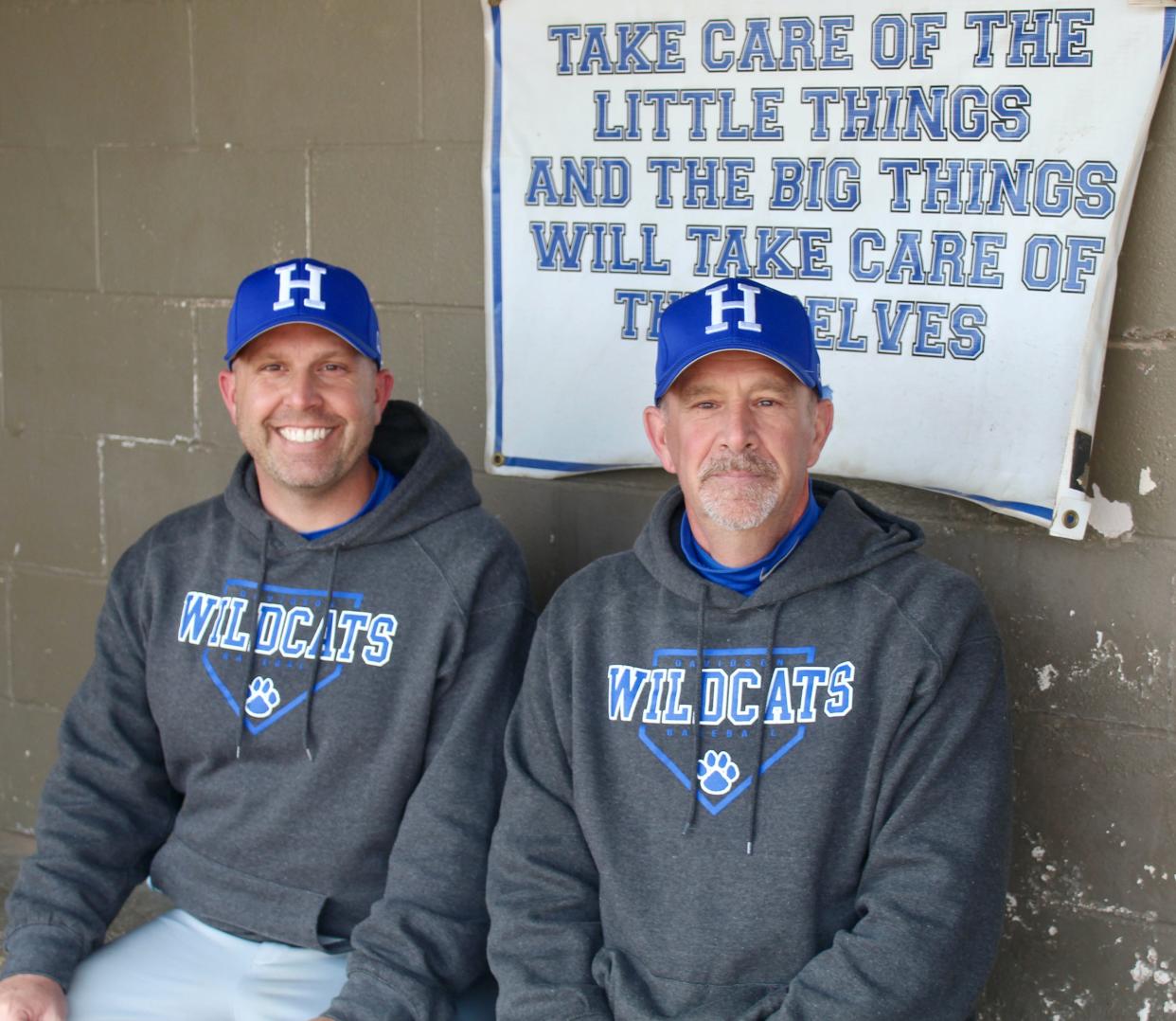 The Davidson baseball team again is being led by the duo of Justin Swallie and his father, Dave. Justin played for his dad at Darby, and Dave went from being an assistant at Darby to an assistant at Davidson when Justin took over the Wildcats.