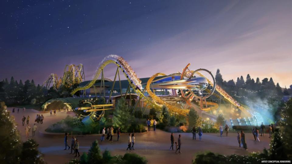 Starfall Racers in Celestial Park at Epic Universe