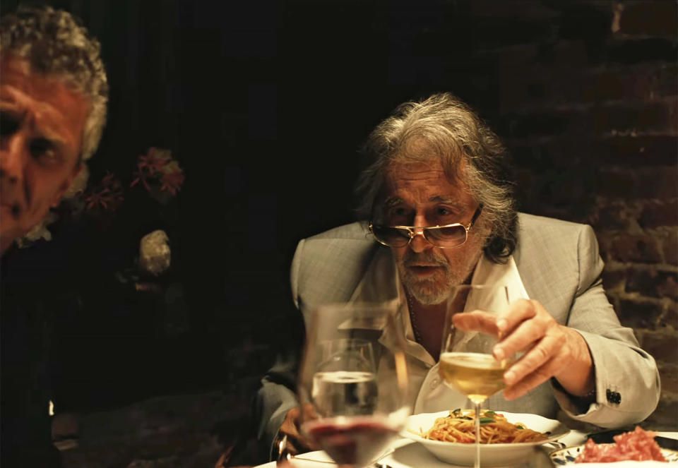Al Pacino and Bad Bunny in new music video. (Bad Bunny via YouTube)