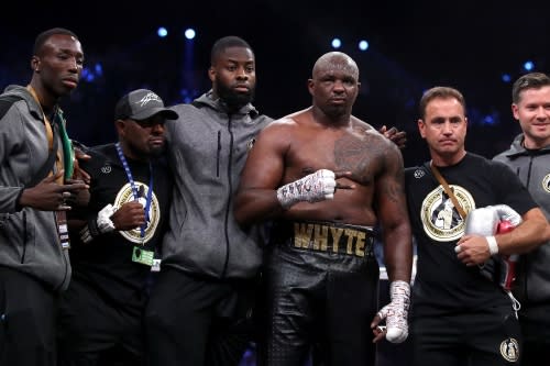 Dillian Whyte defeated Alexander Povetkin in their 2021 rematch