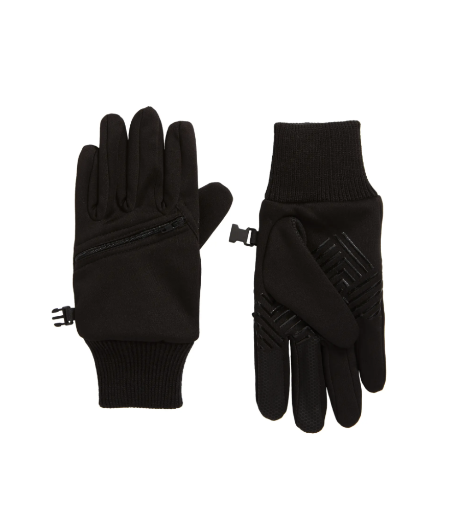 Zella Stretch Fleece Running Gloves (Photo via Nordstrom)