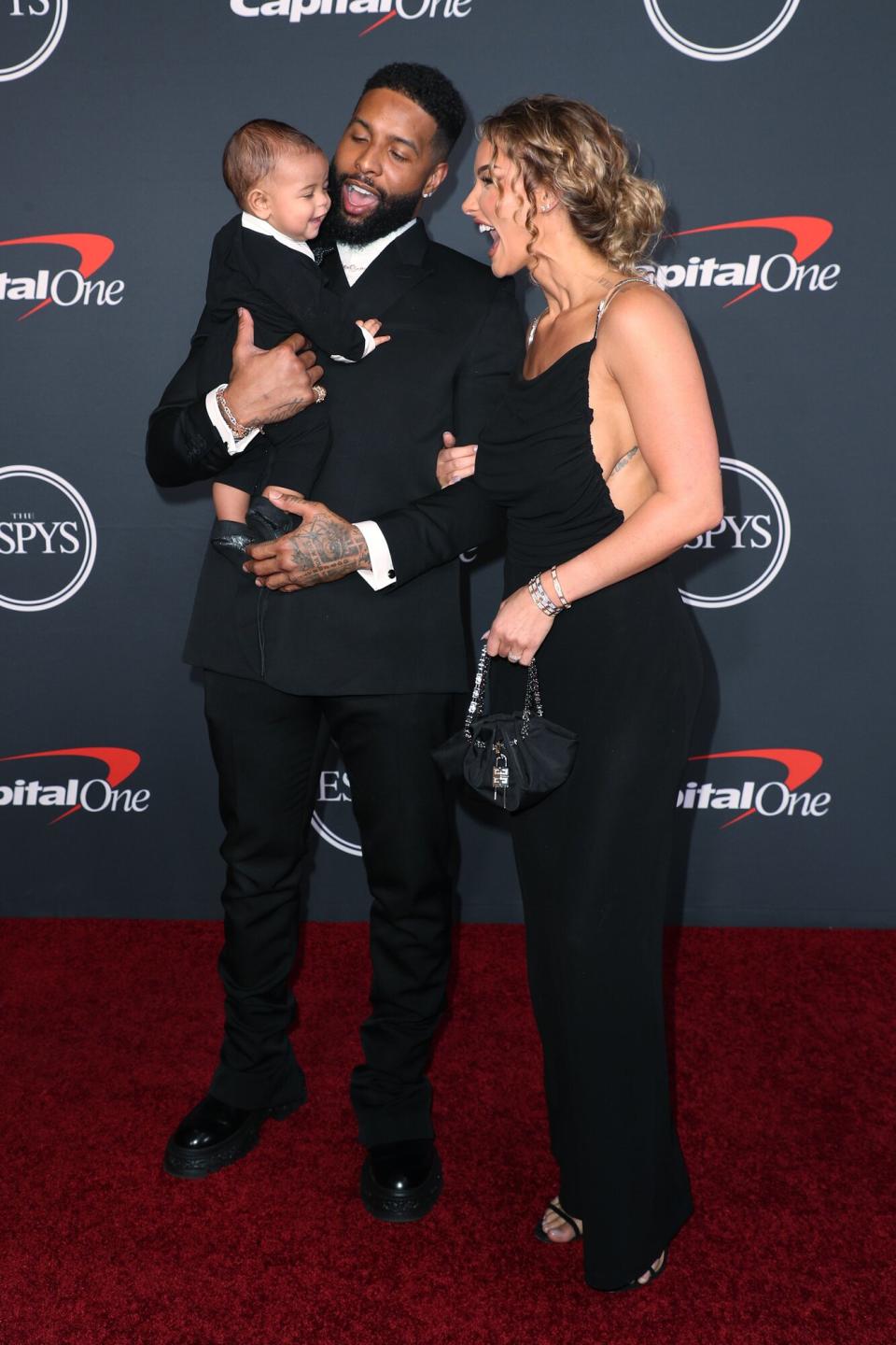 Zydn Beckham, Odell Beckham Jr and Lauren Wood ESPY Awards, Arrivals, Los Angeles, California, USA - 20 Jul 2022