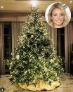 <p>The morning show host displayed her traditional tree a week after Thanksgiving. Ripa shared, “She’s here…….(yes, it’s a she. We can all agree that tree is one elegant lady.)” (Photo: <a rel="nofollow noopener" href="https://www.instagram.com/p/BcGD4zJBi-x/?hl=en&taken-by=kellyripa" target="_blank" data-ylk="slk:Kelly Ripa via Instagram;elm:context_link;itc:0;sec:content-canvas" class="link ">Kelly Ripa via Instagram</a>) </p>