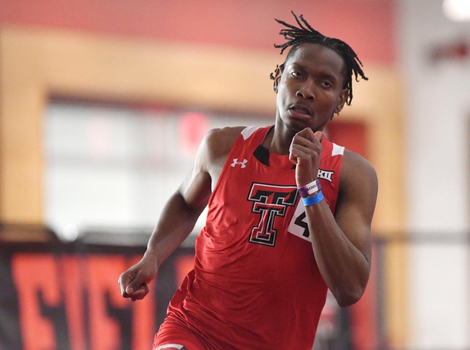 Texas Tech's Shaemar Uter ran a personal record of 45.97 seconds in the 400 meters last week at the DeLoss Dodds Invitational in Manhattan, Kansas. That put the Jamaican sophomore seventh in the NCAA Division I rankings this season.