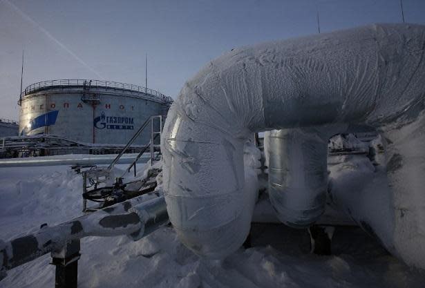 Gazprom。(圖:AFP)