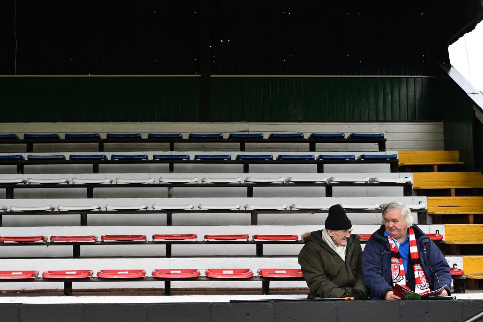 Support for Non-League clubs is smaller but fiercely loyal. (Photo credit should read GLYN KIRK/AFP via Getty Images)