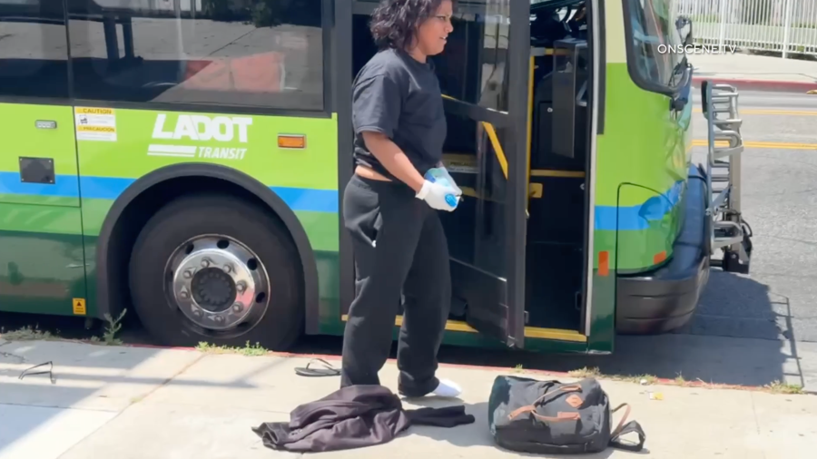 Bus driver violently attacked by homeless woman in L.A.