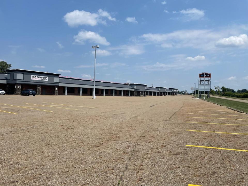 This nearly vacant shopping plaza on Maret Street NE, along U.S. Route 62 in Canton, will be converted into storage units.