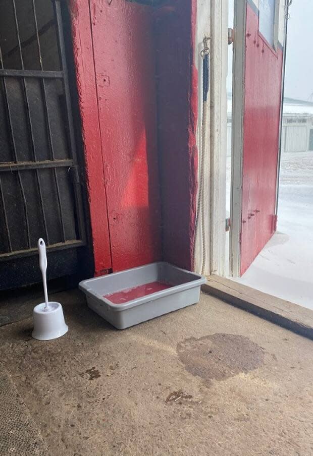 Red Shores says only essential workers will be allowed into each barn, as identified by each trainer, and they must now follow strict biosecurity measures. That means foot baths, brushes and disinfectant have been supplied to each barn. 