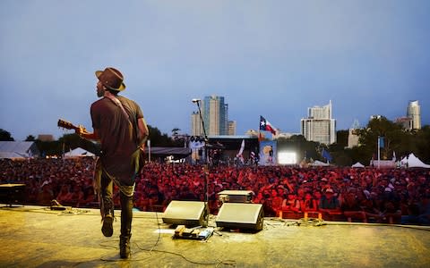 A music festival in Austin
