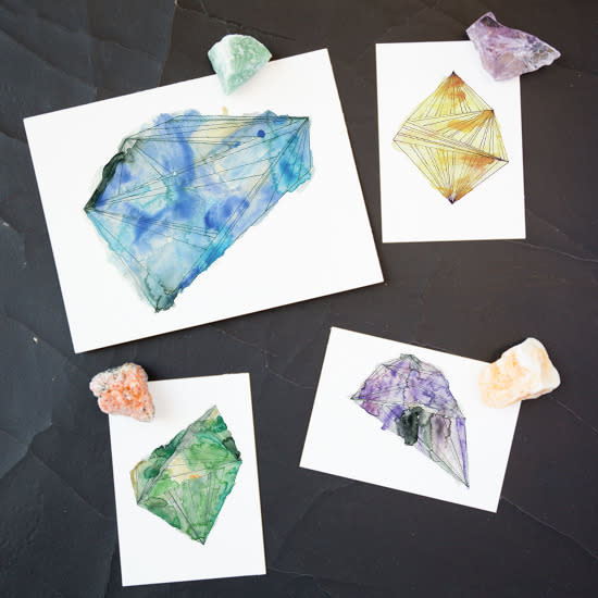 Another idea for loose crystals — fancy DIY magnets!