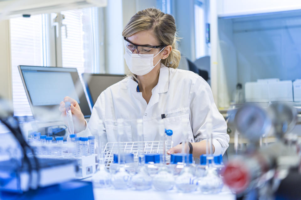 Inside a Galderma laboratory.