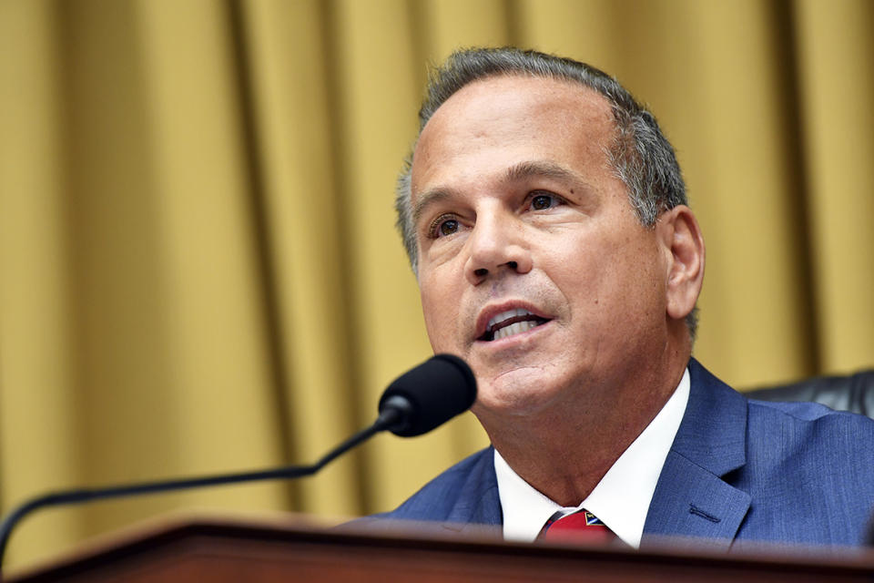 House Judiciary antitrust subcommittee Chair David Cicilline (D-R.I.) speaks at a July 29 hearing in Washington.
