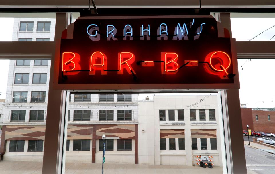 The History Museum on the Square announced it had received a donation of the neon sign that hung outside Graham's Rib Station.