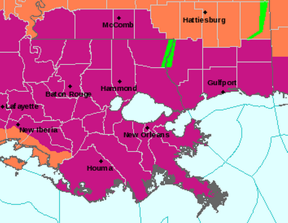 Hancock, Harrison and Jackson counties on the Mississippi Coast are under an excessive heat warning on Tuesday, June 27, 2023.