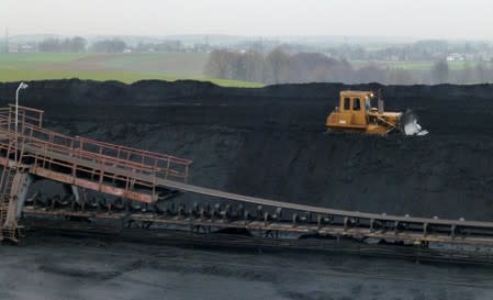 FILE PHOTO: Shafts are seen at JSW's Pniowek coal mine in Pawlowice