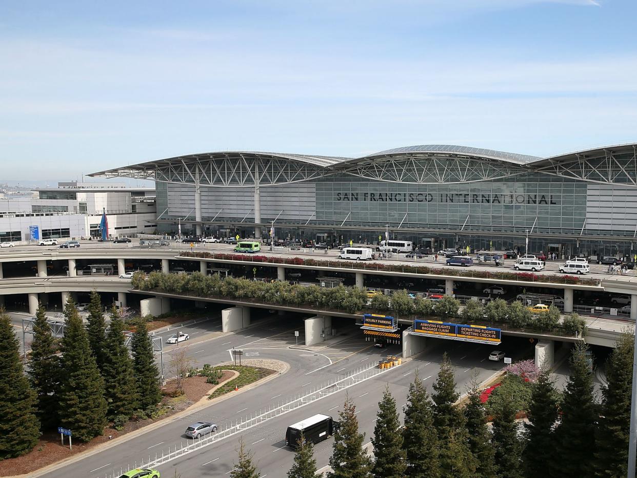 A view of the international terminal at San Francisco International Airport: Photo by Justin Sullivan/Getty Images