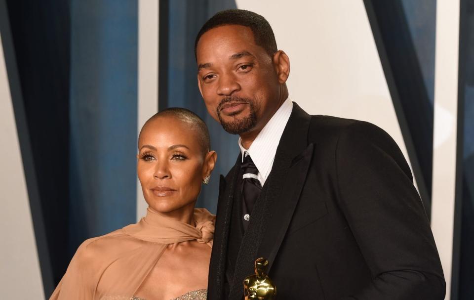 Will Smith did not take kindly to a joke about wife Jada Pinkett Smith’s alopecia at the Oscars - Doug Peters/PA Wire